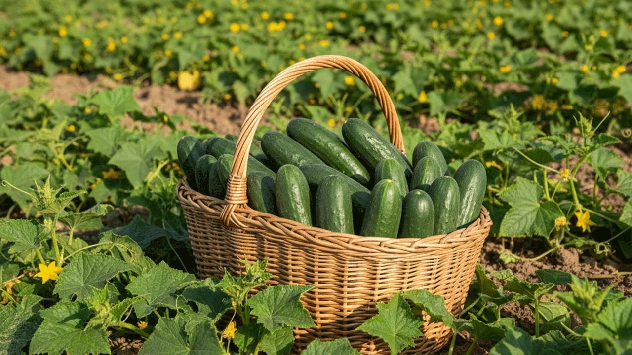 بهترین کود برای باردهی خیار سبز